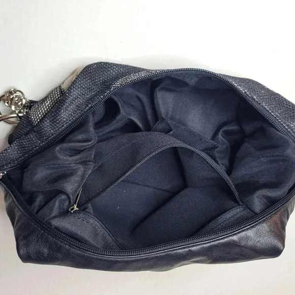 Shoulder & Handbag Black/Silver Sequin - Picture 7 of 9